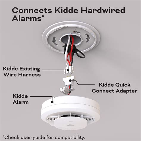 junction box for kidde smoke alarms|Kidde Direct Wire Smoke Detector with 10.